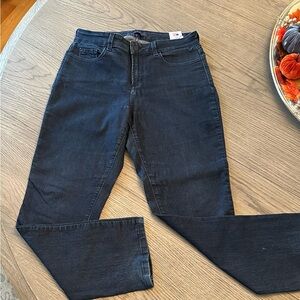 NYDJ Dark Blue Straight Leg Jeans